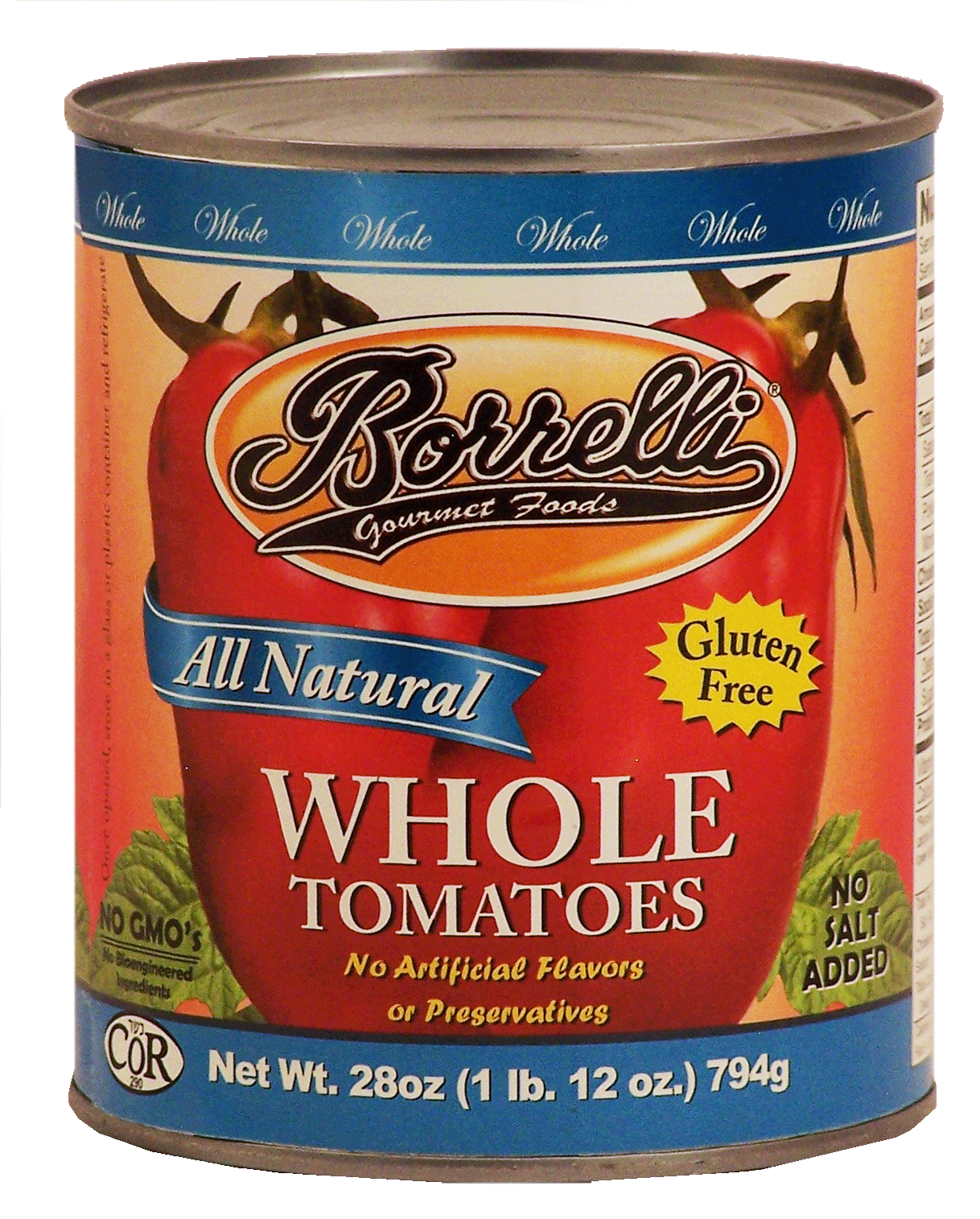 Borrelli  whole tomatoes, no salt added, gluten free Full-Size Picture